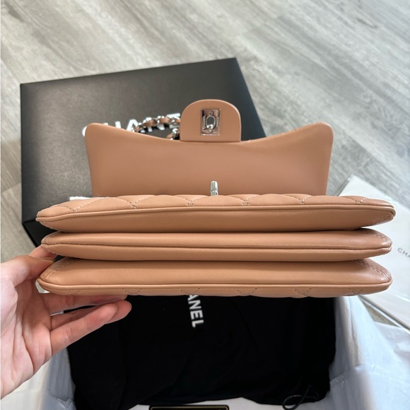 Brand New Chanel Medium Trio Classic Flap Bag - Picture 11 of 11